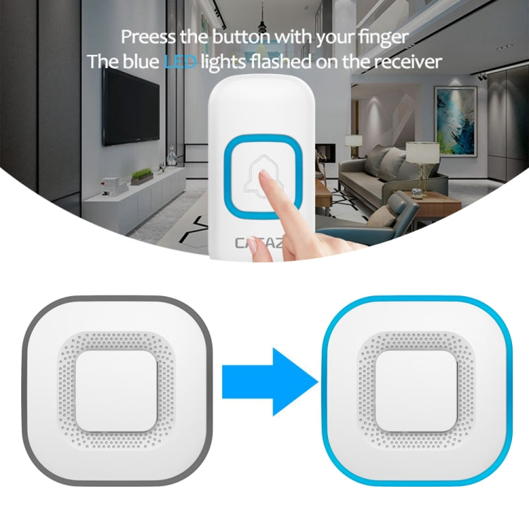 CACAZI V028F Wireless Music Doorbell without Battery CACAZI V028F Wireless Music Doorbell without Battery